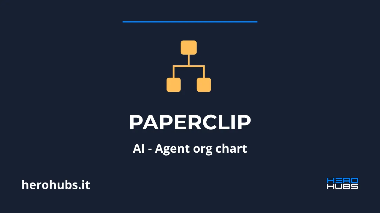 Paperclip: building AI agent companies with an org chart