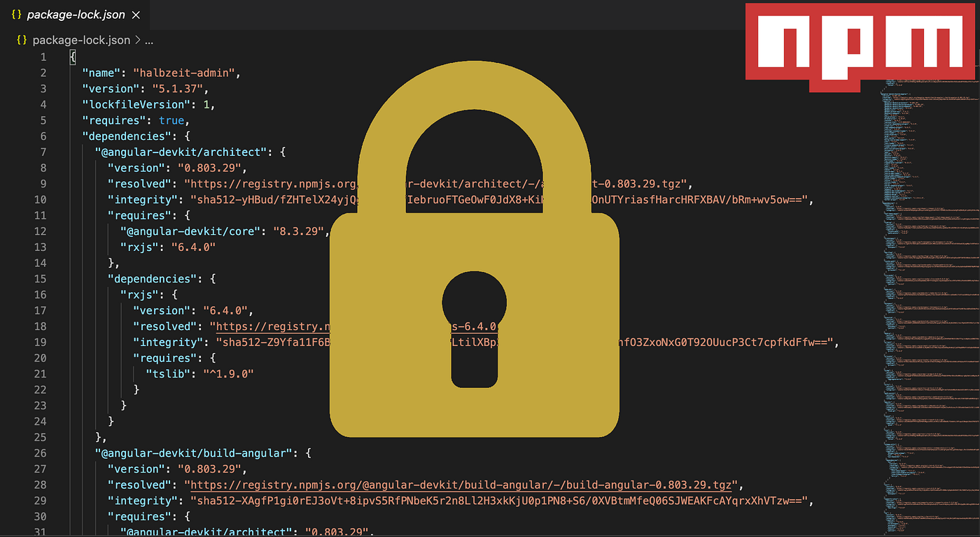 Lock file example
